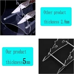 2 Stand Black Knife Display Stand Arcylic (9.8×3.8 In),Fold -Peugeot Shop 41iCKMrijoL