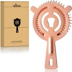 Hawthorne Strainer - Stainless Steel Cocktail Strainer With High-Density Spring, Bartenders Tool - Drink Strainers For Boston Shakers & Mixing Glasses (Gold) 15 Hawthorne Strainer - Stainless Steel Cocktail Strainer With High-Density Spring, Bartenders Tool - Drink Strainers For Boston Shakers & Mixing Glasses (Gold) -Peugeot Shop 41iLnKHjUML. AC