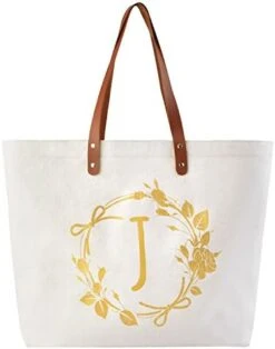 ELEGANTPARK Monogrammed Gifts For Women Canvas Tote Bag Personalized Birthday Gifts Bag Present Bag For Mom Friend Sister Teacher Bridesmaid Graduation Gifts Bag With Pocket Initial T Letter 28 ELEGANTPARK Monogrammed Gifts For Women Canvas Tote Bag Personalized Birthday Gifts Bag Present Bag For Mom Friend Sister Teacher Bridesmaid Graduation Gifts Bag With Pocket Initial T Letter -Peugeot Shop 41iM7DXRrEL. AC