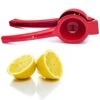 Aluminum Lemon Squeezer, Citrus Juicer - Commercial Grade Aluminium Lemon Juicer - Ergonomic Hand Juicer (Red) - Essential Kitchen Supply