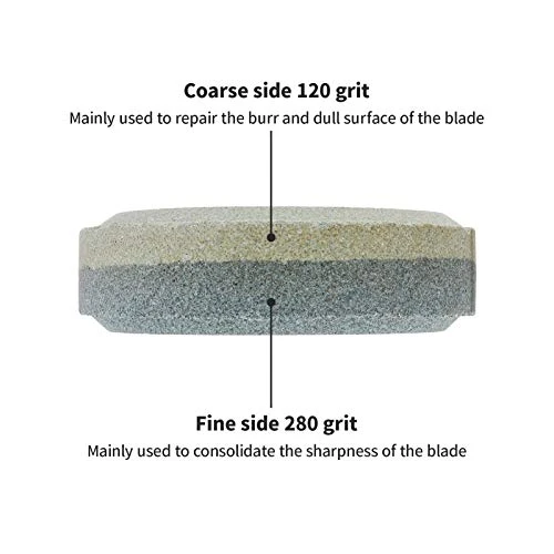 Whetstone Knife Sharpening Stone, 2-in-1 Double Sided Whetstone Sharpener For Kitchen Garden Tools 3 Whetstone Knife Sharpening Stone, 2-in-1 Double Sided Whetstone Sharpener For Kitchen Garden Tools - Image 3