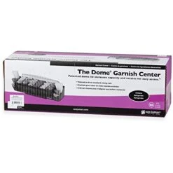 The Dome Garnish Center, 10 Piece - 3 Quart Capacity, 22" L X 7-1/2" W X 8-1/2" H 8 The Dome Garnish Center, 10 Piece - 3 Quart Capacity, 22" L X 7-1/2" W X 8-1/2" H -Peugeot Shop 41ihDaq3v6L