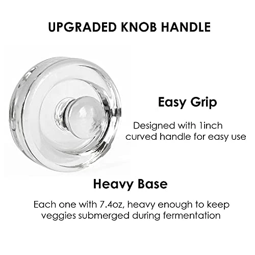 Illmo Fermenting Lids Kit, Easy Fermentation Kit For Wide Mouth Mason Jars (JARS NOT INCLUDE) 4 Illmo Fermenting Lids Kit, Easy Fermentation Kit For Wide Mouth Mason Jars (JARS NOT INCLUDE) - Image 4