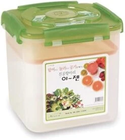 E-Jen Premium Kimchi, Sauerkraut Container Probiotic Fermentation With Inner Vacuum Lid (Earthenware Brown, 0.45 Gal/ 1.7L) -Peugeot Shop 41ilYjMaCwL. AC