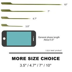 4.7 Inch Bamboo Wood Wooden Paddle Picks Skewers For Cocktail,Appetizers,Fruit Kabobs,Sandwich,Barbeque Snacks.More Size Choices 3.5''/ 4.7''/ 7''/ 10'' (Pack Of 100) 13 4.7 Inch Bamboo Wood Wooden Paddle Picks Skewers For Cocktail,Appetizers,Fruit Kabobs,Sandwich,Barbeque Snacks.More Size Choices 3.5''/ 4.7''/ 7''/ 10'' (Pack Of 100) -Peugeot Shop 41isugZoX1L