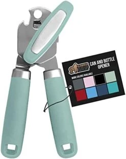 Heavy Duty Stainless Steel Smooth Edge Manual Hand Held Can Opener With Soft Touch Handle, Rust Proof Oversized Handheld Easy Turn Knob, Best Large Lid Openers For Kitchen, Black 21 Heavy Duty Stainless Steel Smooth Edge Manual Hand Held Can Opener With Soft Touch Handle, Rust Proof Oversized Handheld Easy Turn Knob, Best Large Lid Openers For Kitchen, Black -Peugeot Shop 41itMXweqeL. AC