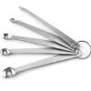 5PCS Stainless Steel Measuring Spoons Mini Spoon For Home Kitchen Baking Cooking- 1/64, 1/32, 1/16, 1/8 And 1/4 Teaspoon
