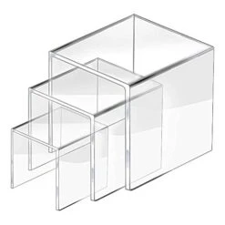 2 Set Acrylic Display Risers Display For Funko POP Figures, Jewelry Display Riser Shelf Showcase Fixtures, Clear Cake Stands For Candy Dessert Table Decorations-3"x4"x5" 12 2 Set Acrylic Display Risers Display For Funko POP Figures, Jewelry Display Riser Shelf Showcase Fixtures, Clear Cake Stands For Candy Dessert Table Decorations-3"x4"x5" -Peugeot Shop 41j6KGeij2L 1