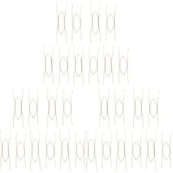 30 Pcs Wire Plate Hanger Plate Spring Hook Wall Plate Hanger For Decorative Plate