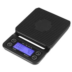 Highly Accurate Multifunction Food Scale Large Back-lit LCD Display Precision Food Measuring Tool Drip Coffee Weighing With Timer(2#) -Peugeot Shop 41jGCZXTgUL