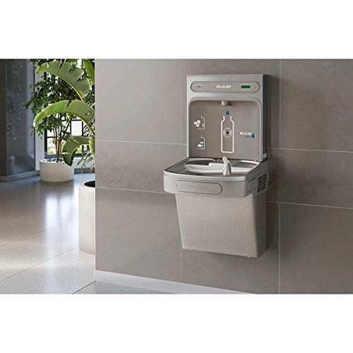 LZS8WSLK EZH2O Bottle Filling Station With Single ADA Cooler, Filtered, 8 GPH, Light Gray, Commercial 2 LZS8WSLK EZH2O Bottle Filling Station With Single ADA Cooler, Filtered, 8 GPH, Light Gray, Commercial - Image 2