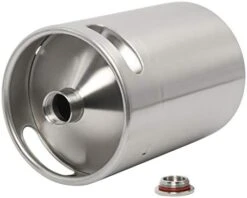 5L 170 Oz Beer Keg Growler,Stainless Steel Big Beer Bottle Craft Beer Barrel For Camping Hiking Homebrewing -Peugeot Shop 41jHQsKv9eL. AC