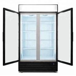 Glass 2 Door Upright Display Beverage Cooler Merchandiser; 35 Cubic Ft., 45" Wide -Peugeot Shop 41jLC1ZeuaL