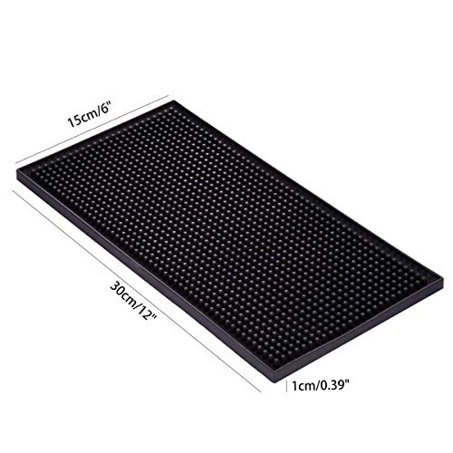 Bar Mat For Cocktail And Coffee Bar 6" X 12" Rubber Bar Service Spill Mat For Cocktail Bartender Coffee Bar Or Countertop Mats Glass Drying Mat 2 Bar Mat For Cocktail And Coffee Bar 6" X 12" Rubber Bar Service Spill Mat For Cocktail Bartender Coffee Bar Or Countertop Mats Glass Drying Mat - Image 2