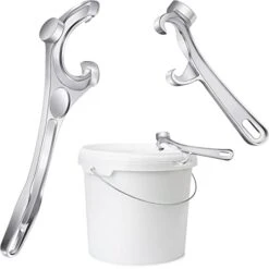 2 Pieces Aluminum Bucket Opener 5 Gallon Silver Pail Opener 8'' Or 14'' Metal Can Opener Bucket Lid Wrench Lid Remover Tool For Industrial Home Use
