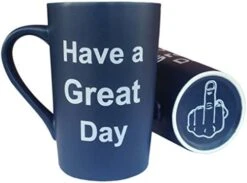 Funny Coffee Mug Have A Great Day Middle Finger Cup, 12 Oz 12 Funny Coffee Mug Have A Great Day Middle Finger Cup, 12 Oz -Peugeot Shop 41ja12IUQEL. AC