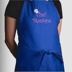 THE APRONPLACE Personalized Embroidered Chef Any Name Adult Apron 15 THE APRONPLACE Personalized Embroidered Chef Any Name Adult Apron -Peugeot Shop 41jk4wpbasL