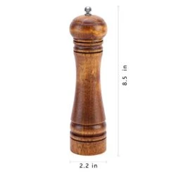 Oak Wood Spice Pepper Mills - Pepper And Salt Grinders, Pepper Shaker With Ceramic Grinding Mechanism, Adjustable Coarseness - 8 Inches -Peugeot Shop 41jx6PYdx5L