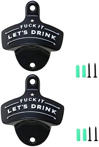 Bottle Opener Wall Mounted, Christmas Funny Wall Mount Bottle Opener For Men Dad Beer Lovers,Novelty Birthday Fathers Day With Mounting Screws Wall Anchors(1 Pack) 7 Bottle Opener Wall Mounted, Christmas Funny Wall Mount Bottle Opener For Men Dad Beer Lovers,Novelty Birthday Fathers Day With Mounting Screws Wall Anchors(1 Pack) - Image 7