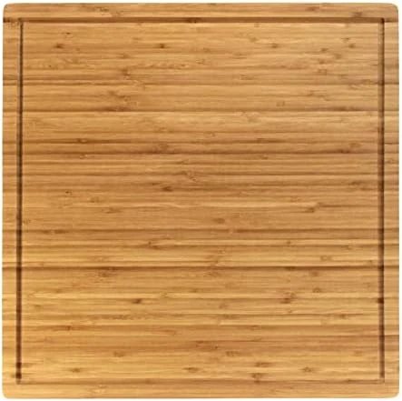 Bamboo Burner Cover Cutting Board, 3-Ply, Large, Square - Grooved/Flat (20"x20"x0.75") 13 Bamboo Burner Cover Cutting Board, 3-Ply, Large, Square - Grooved/Flat (20"x20"x0.75") - Image 13