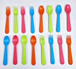 16 Pcs Kids Forks And Spoons Set, Plastic Toddler Utensils Kids Silverware Set With Bright Colors, Reusable Durable Flatware Set For Lunch Box, Easy To Use Both For Kids Or Adults, BPA Free 14 16 Pcs Kids Forks And Spoons Set, Plastic Toddler Utensils Kids Silverware Set With Bright Colors, Reusable Durable Flatware Set For Lunch Box, Easy To Use Both For Kids Or Adults, BPA Free -Peugeot Shop 41k5nrG7VUL