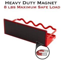EHomeA2Z Magnetic Spice Rack Holder For Refrigerator Red Organizer Tier Kitchen Metal Cabinet Space Saver Great For Jars Bottle Vitamins (Red, 1) 9 EHomeA2Z Magnetic Spice Rack Holder For Refrigerator Red Organizer Tier Kitchen Metal Cabinet Space Saver Great For Jars Bottle Vitamins (Red, 1) -Peugeot Shop 41kABraOZGL
