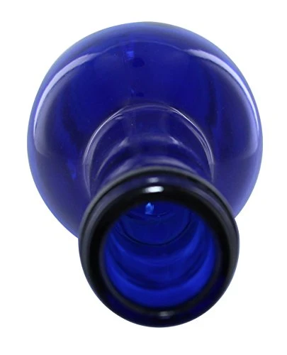 North Mountain Supply - W5-CB 750ml Glass Bordeaux Wine Bottle Flat-Bottomed Cork Finish - Case Of 12 - Cobalt Blue 4 North Mountain Supply - W5-CB 750ml Glass Bordeaux Wine Bottle Flat-Bottomed Cork Finish - Case Of 12 - Cobalt Blue - Image 4