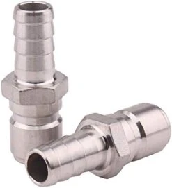 Stainless Steel 1/2" Barb Male Quick Disconnect Homebrewing Connector Sanitary Fitting Pack Of 2 -Peugeot Shop 41kNGsH ZLL. AC