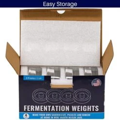 4-Pack Fermentation Glass Weights With Easy Grip Handles Heavy Fermenting Lids Fermentation Kit For Wide Mouth Mason Jars 11 4-Pack Fermentation Glass Weights With Easy Grip Handles Heavy Fermenting Lids Fermentation Kit For Wide Mouth Mason Jars -Peugeot Shop 41kPz5NCu2L