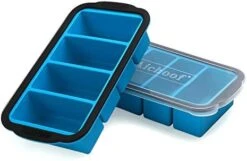1-Cup Extra Large Freezing Tray For Soup,broth,sauce Or Butter,2 Pack Ice Cube Trays With Lid, Silicone Freezer Container Molds Soup Trays -makes Four Great Portions 1cup Cube(2 PACK, Blue) 14 1-Cup Extra Large Freezing Tray For Soup,broth,sauce Or Butter,2 Pack Ice Cube Trays With Lid, Silicone Freezer Container Molds Soup Trays -makes Four Great Portions 1cup Cube(2 PACK, Blue) -Peugeot Shop 41kSYNljxL. AC