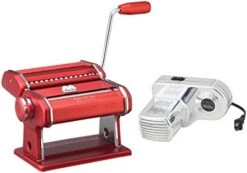 Marcato Arcato Atlas 180 Pasta, Made In Italy, Stainless Steel, 180-Millimeters Wide, Includes Machine With Cutter, Hand Crank, And Instructions -Peugeot Shop 41kVuQn9QvL. AC