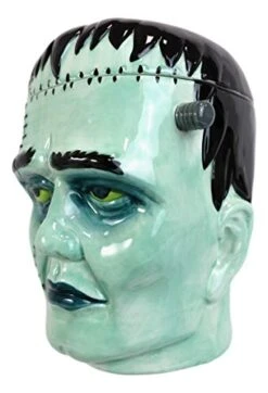 Ebros Gift Ceramic Ghastly Victor Frankenstein Skull Cookie Jar Decorative Figurine 8.25" Tall Ossuary Macabre Dead Graveyard Grinning Skulls Zombies Undead Halloween Kitchen Decor Accessory 8 Ebros Gift Ceramic Ghastly Victor Frankenstein Skull Cookie Jar Decorative Figurine 8.25" Tall Ossuary Macabre Dead Graveyard Grinning Skulls Zombies Undead Halloween Kitchen Decor Accessory -Peugeot Shop 41kY9uSBi0L