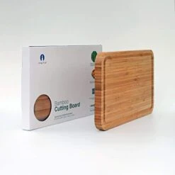 Bamboo Cutting Board With Juice Groove - Convenient Size 8”x13” | Extra Thick Board | Serving Tray | Food Plating - Kitchen Essentials For New Home 9 Bamboo Cutting Board With Juice Groove - Convenient Size 8”x13” | Extra Thick Board | Serving Tray | Food Plating - Kitchen Essentials For New Home -Peugeot Shop 41kglpT5jEL