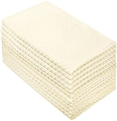 Euro Café Set Of 12 Waffle Weave Pure Cotton Super Absorbent Multipurpose Kitchen Towels, Dishcloths, Tea Towels White 9 Euro Café Set Of 12 Waffle Weave Pure Cotton Super Absorbent Multipurpose Kitchen Towels, Dishcloths, Tea Towels White - Image 9