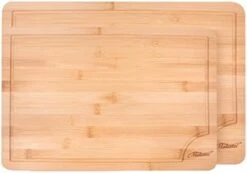 Bamboo Cutting Board Large 15 Inch, With Juice Groove, Handles On Both Sides For Easy Pick Up, Smooth Surface, For Kitchen And Party, Cut Raw Food Such As Meat, Beef And Chicken 28 Bamboo Cutting Board Large 15 Inch, With Juice Groove, Handles On Both Sides For Easy Pick Up, Smooth Surface, For Kitchen And Party, Cut Raw Food Such As Meat, Beef And Chicken -Peugeot Shop 41kqtMboHoL. AC