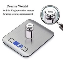 Digital-Scale-Kitchen, Digital Weight Grams And Ounces, 22lb Kitchen Scale 1g/0.05oz Precise Graduation For Cooking Baking And Weight Loss(Silver) 6 Digital-Scale-Kitchen, Digital Weight Grams And Ounces, 22lb Kitchen Scale 1g/0.05oz Precise Graduation For Cooking Baking And Weight Loss(Silver) -Peugeot Shop 41kvjPhrnhL