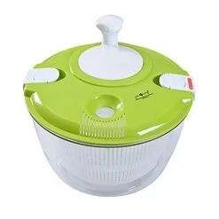 HEIMP Dryer Salad Spinner 5L With Removable Basket Strainer, Drain Water From Lettuce, Spinach And Salad Greens Faster Food Prep Kitchen Slicer