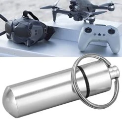 Shanrya Drone Metal Rocker Storage Bottle, Ultralight Waterproof Drop Resistant Rocker Storage Bottle For FPV -Peugeot Shop 41l0ira9xLL