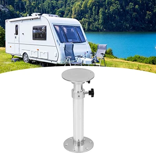 KUIDAMOS RV Adjustable Table Pedestal Stand 13.35-20.7 Inch RV Table Base Mount With Stepless Lifting Adjustment Aluminium Alloy Detachable Table Base Stand Compatible With RV Boat Yacht Boat 1 KUIDAMOS RV Adjustable Table Pedestal Stand 13.35-20.7 Inch RV Table Base Mount With Stepless Lifting Adjustment Aluminium Alloy Detachable Table Base Stand Compatible With RV Boat Yacht Boat