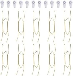 12 Pack Plate Hangers, 6 8 10 Inch Wall Plate Hangers And 16 Pack Wall Hooks, Compatible 6 To 10.5 Inch Decorative Plates, Antique China, Antique Plates And Arts -Peugeot Shop 41l3QPGvuSL. AC