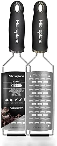 Microplane Gourmet Series Hard Cheese Grater (Fine, Black) 8 Microplane Gourmet Series Hard Cheese Grater (Fine, Black) - Image 8