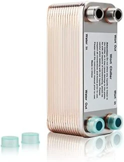 【30 Plates】MRbrew Homebrew Wort Chiller, Stainless Steel And Brazed With Copper Heat Exchanger, 1/2 NPT Thread Connection Hot Liquid Accelerated Cooler 14 【30 Plates】MRbrew Homebrew Wort Chiller, Stainless Steel And Brazed With Copper Heat Exchanger, 1/2 NPT Thread Connection Hot Liquid Accelerated Cooler -Peugeot Shop 41lEtb0Qe9L. AC