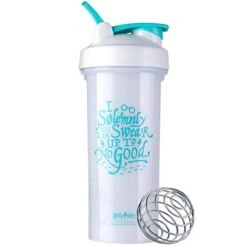 Harry Potter Shaker Bottle Pro Series Perfect For Protein Shakes And Pre Workout, 28-Ounce, I Solemnly Swear