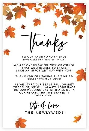 Andaz Press Terracotta Wedding Thank You Place Setting Cards For Table Reception, Dinner Plates, Wedding Favor Decoration Seating Settings For Guests, Family, Friends, 56-Pack, 4 X 6-Inch 9 Andaz Press Terracotta Wedding Thank You Place Setting Cards For Table Reception, Dinner Plates, Wedding Favor Decoration Seating Settings For Guests, Family, Friends, 56-Pack, 4 X 6-Inch - Image 9