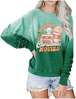 Pullover Sweatshirts For Women Fall Long Sleeve Crew Neck Christmas Print Plus Size Sweatshirts Pullover Top Fall 13 Pullover Sweatshirts For Women Fall Long Sleeve Crew Neck Christmas Print Plus Size Sweatshirts Pullover Top Fall -Peugeot Shop 41lNQRXY9nL. AC