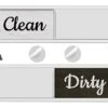 Dishwasher Magnet Clean Dirty Sign, Farmhouse Rustic Wood Design Black And White Non-Scratch/Easy To Read & Slide/Strong Magnet Clean Dirty Magnet For Dishwasher (A-Silver)