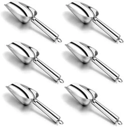 3OZ Mini Scoop Set Of 2, P&P CHEF Stainless Steel Candy Sweet Ice Cube Scoop For Home Bar Buffet Wedding Canisters, Easy Clean & Durable - Gold -Peugeot Shop 41la56sCWRL. AC