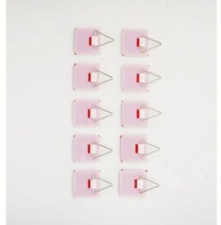 1.25 Inch Invisible Adhesive Plate Hanger Set Vertical Plate Holders For The Wall (10 Pack) -Peugeot Shop 41lc6P9uf9L