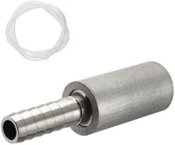 FERRODAY 0.5 Micron Diffusion Stone Stainless Steel Aeration Stone Carbonating Stone With 1/4" Barb For Homebrew Wine Beer Soda Air Stone 0.5 Micron + 20 Inch Silicone Hose 10 FERRODAY 0.5 Micron Diffusion Stone Stainless Steel Aeration Stone Carbonating Stone With 1/4" Barb For Homebrew Wine Beer Soda Air Stone 0.5 Micron + 20 Inch Silicone Hose -Peugeot Shop 41legb0EhkL. AC