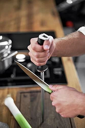 Zwilling Accessories Sharpening Steel, 10-inch, Black/Stainless Steel 5 Zwilling Accessories Sharpening Steel, 10-inch, Black/Stainless Steel - Image 5